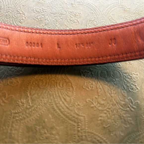 NWOT Coach leather/iconic logo vintage dog collar - Picture 4 of 7